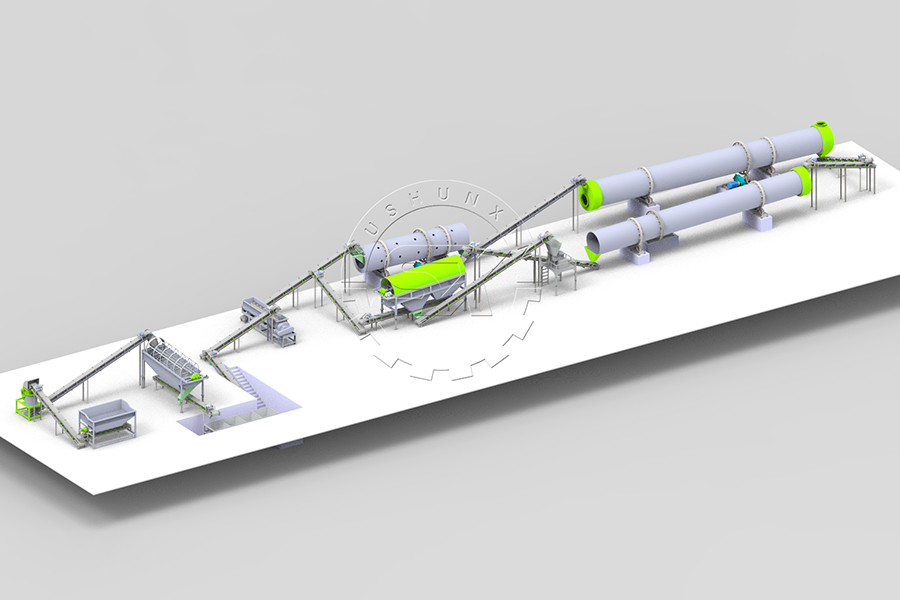 Línea de producción de fertilizantes compuestos para granulación de roca fosfática en Venezuela